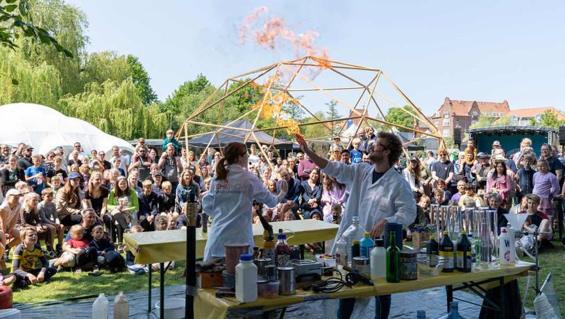 Science show på kulturfestivalen