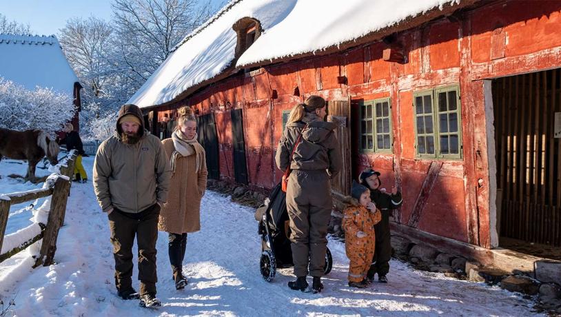 Vinter i Den Fynske Landsby