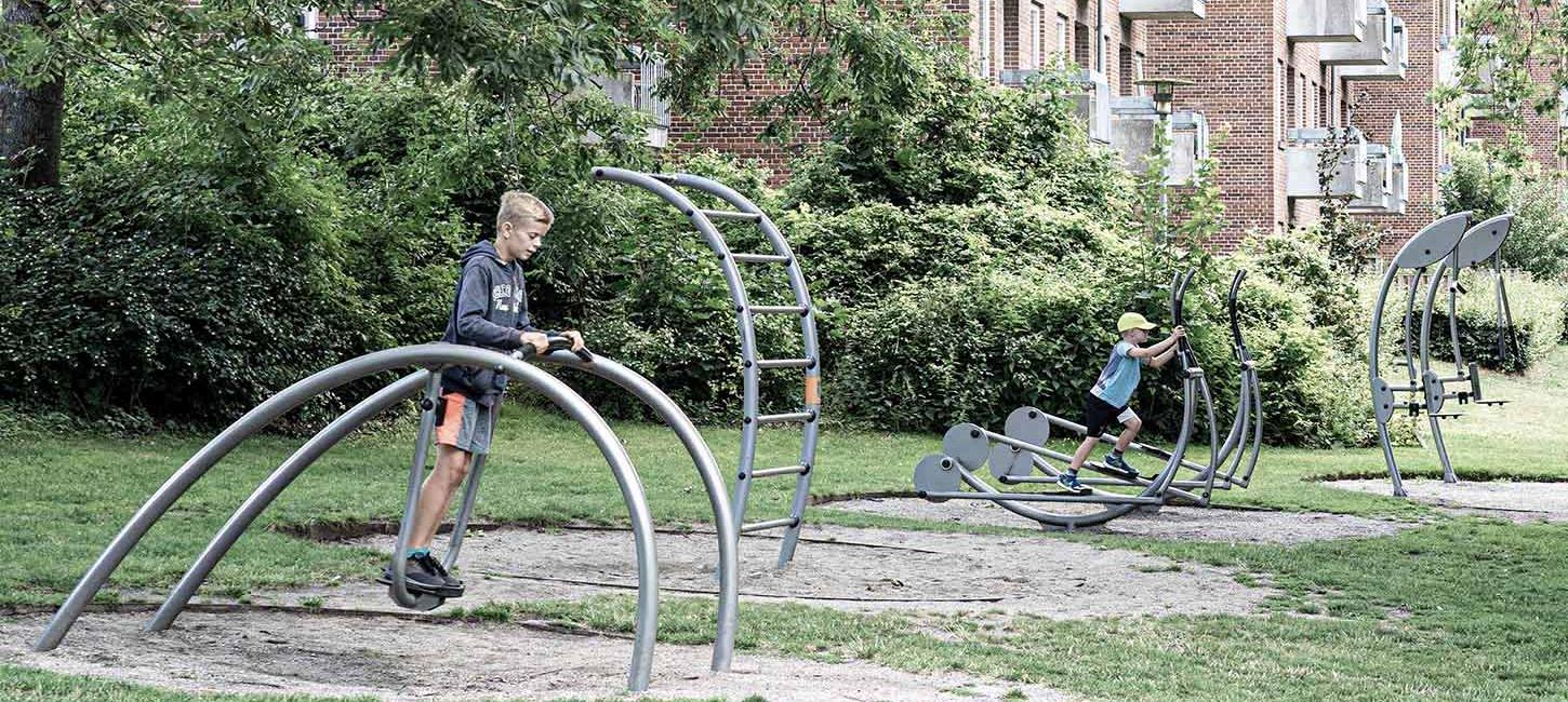 Fitnessgeräte in der Paaskestræde