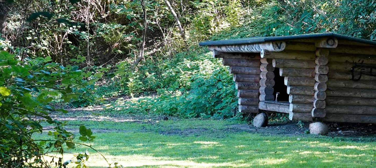 Shelterhytten i Kulturbotanisk Have